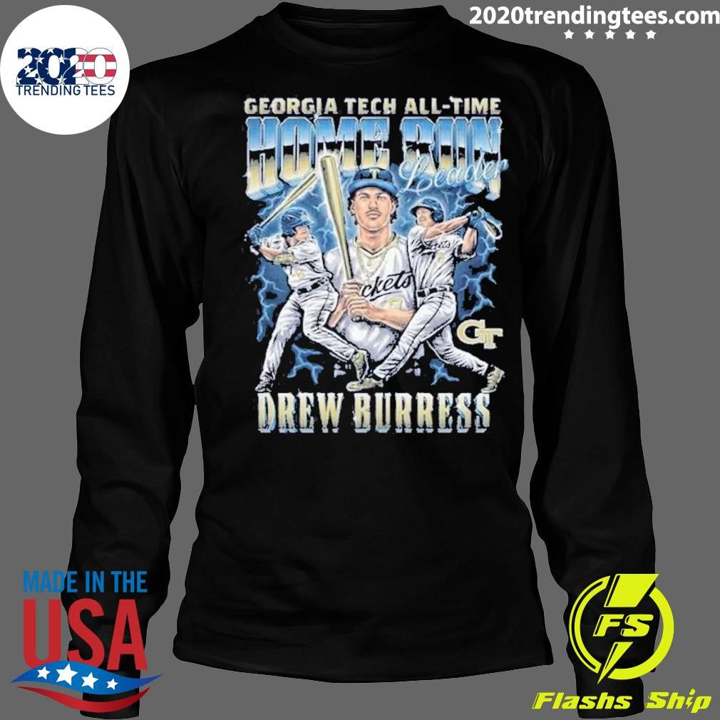 Georgia Tech All-Time Homerun Leader Drew Burress Shirt