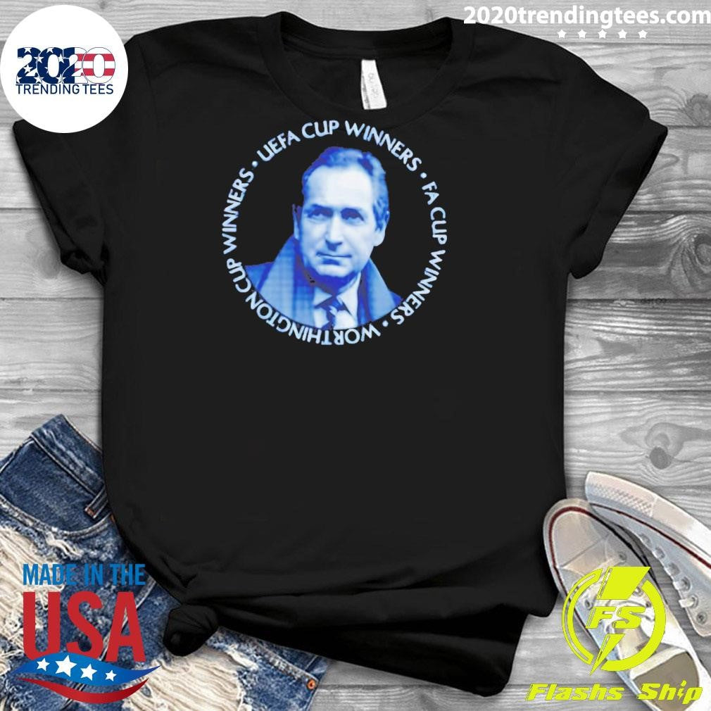 Gérard Houllier Liverpool Uefa Worthington Cup Winners Fa Cup Winners Shirt