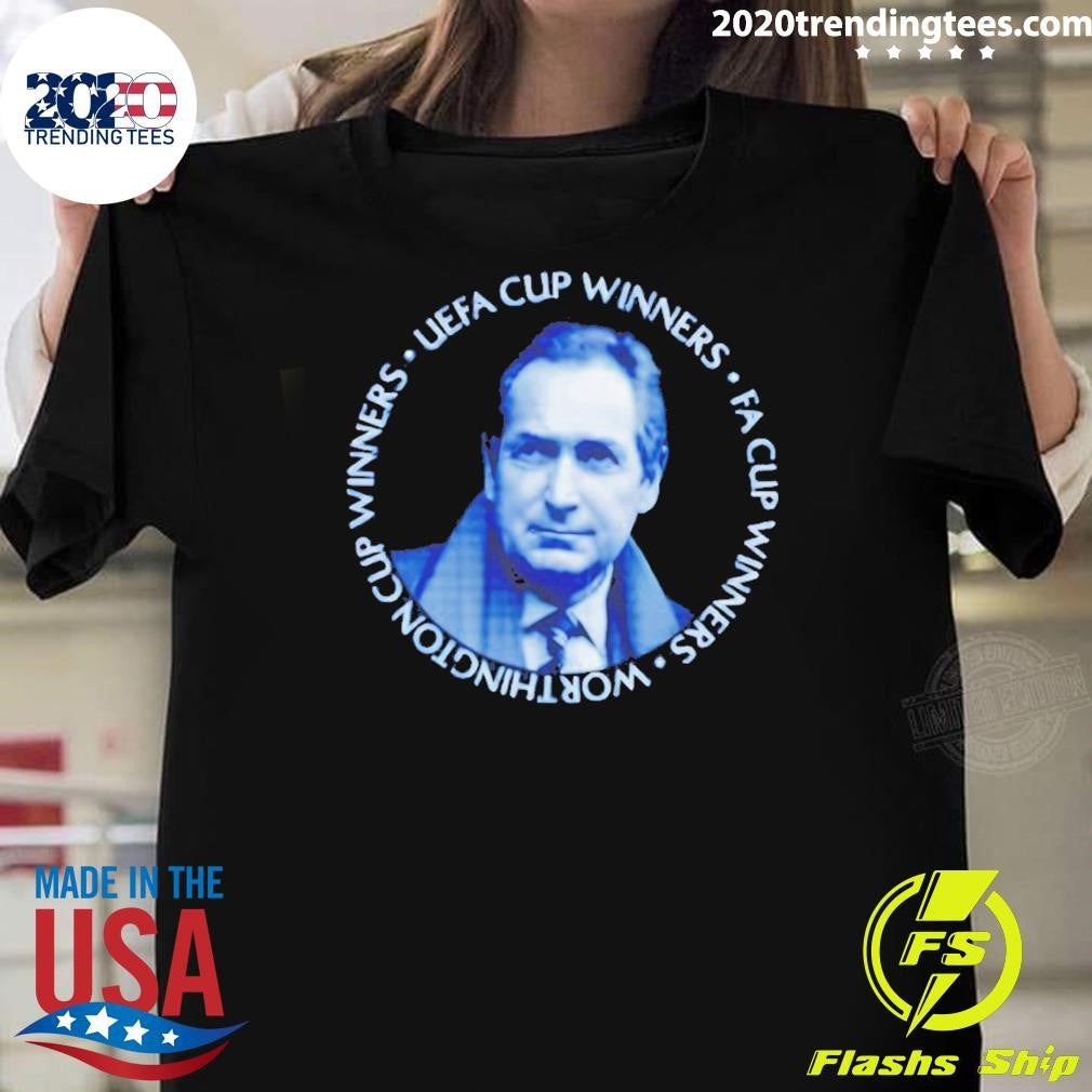 Gérard Houllier Liverpool Uefa Worthington Cup Winners Fa Cup Winners Shirt