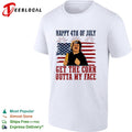 Get The Corn Outta My Face Funny Nacho Libre 4th of July shirt