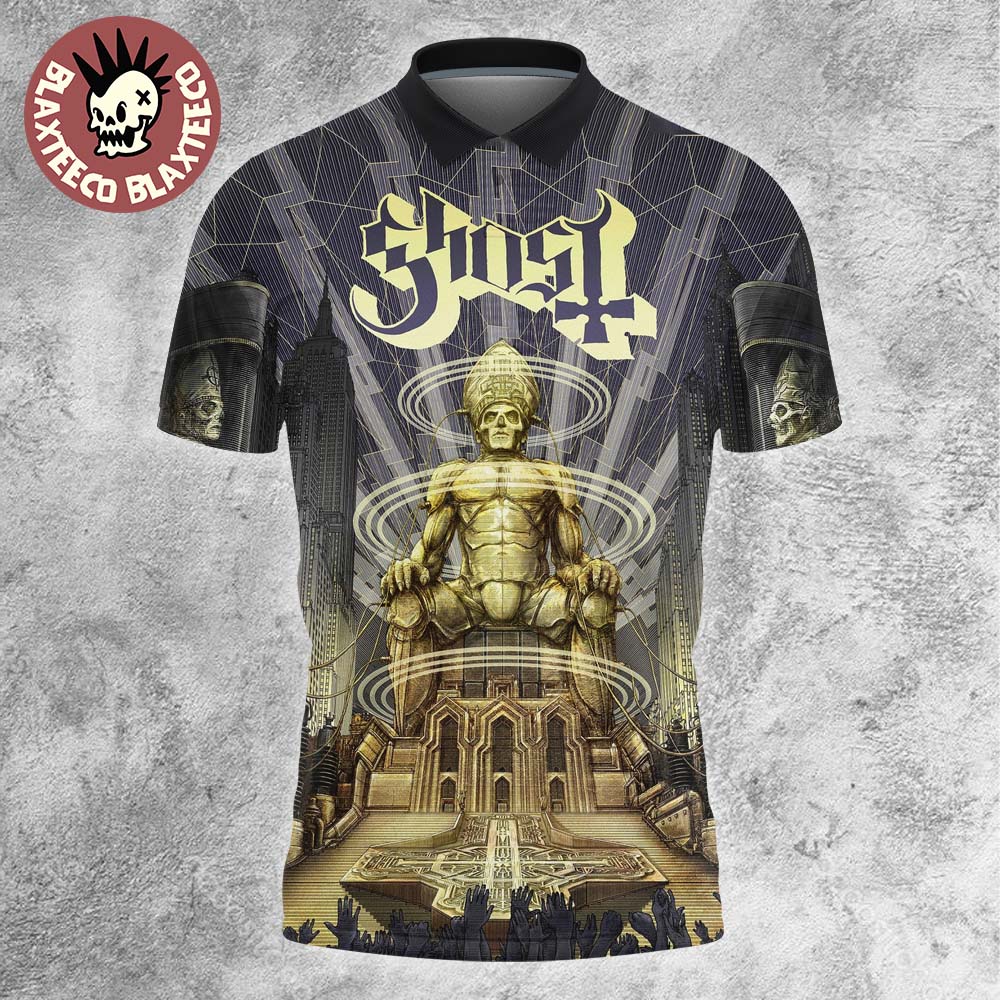 Ghost Band Ceremony and Devotion Album Cover Polo Shirt