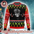 Ghost Band Papa Emeritus Funny Holiday Pixel Ciby Ugly Christmas Sweater Gift For Fans