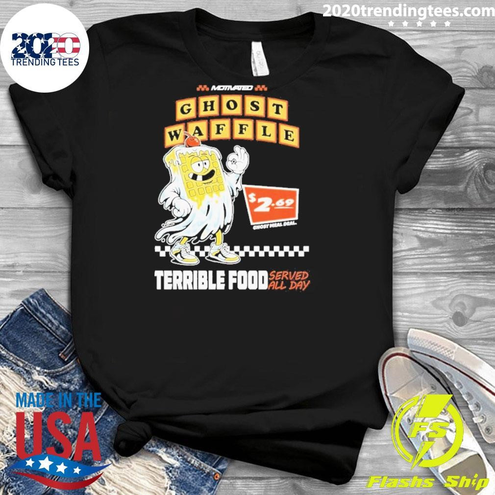 Ghost Waffle Terrible Food Served All Day Shirt