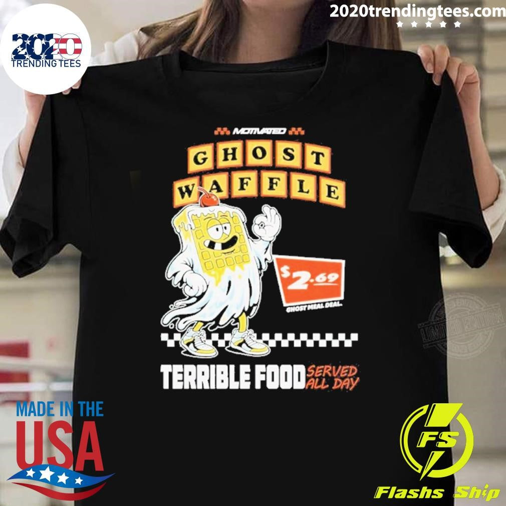 Ghost Waffle Terrible Food Served All Day Shirt