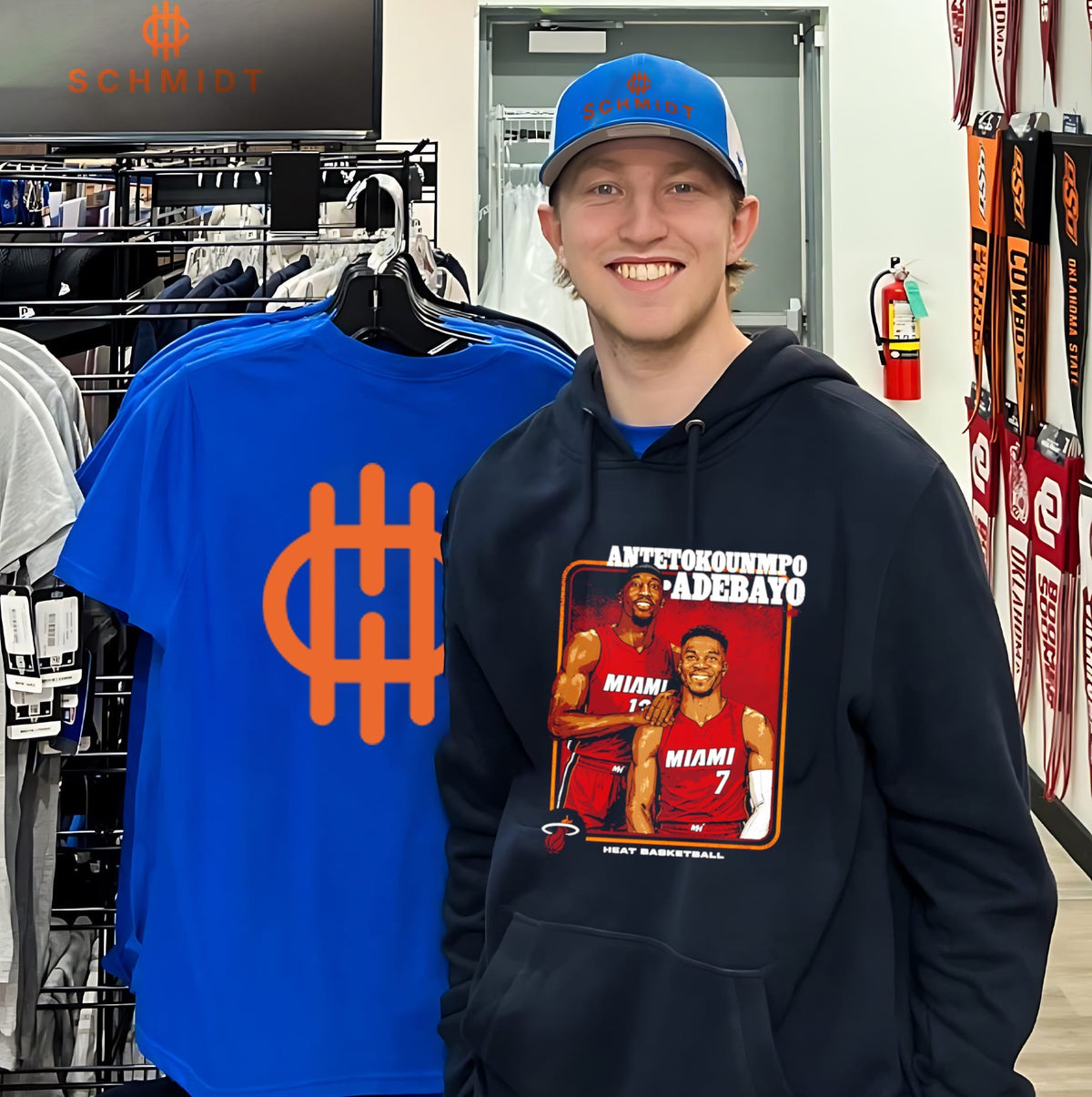 Giannis Antetokounmpo & Bam Adebayo Miami Heat Step Brothers signature shirt