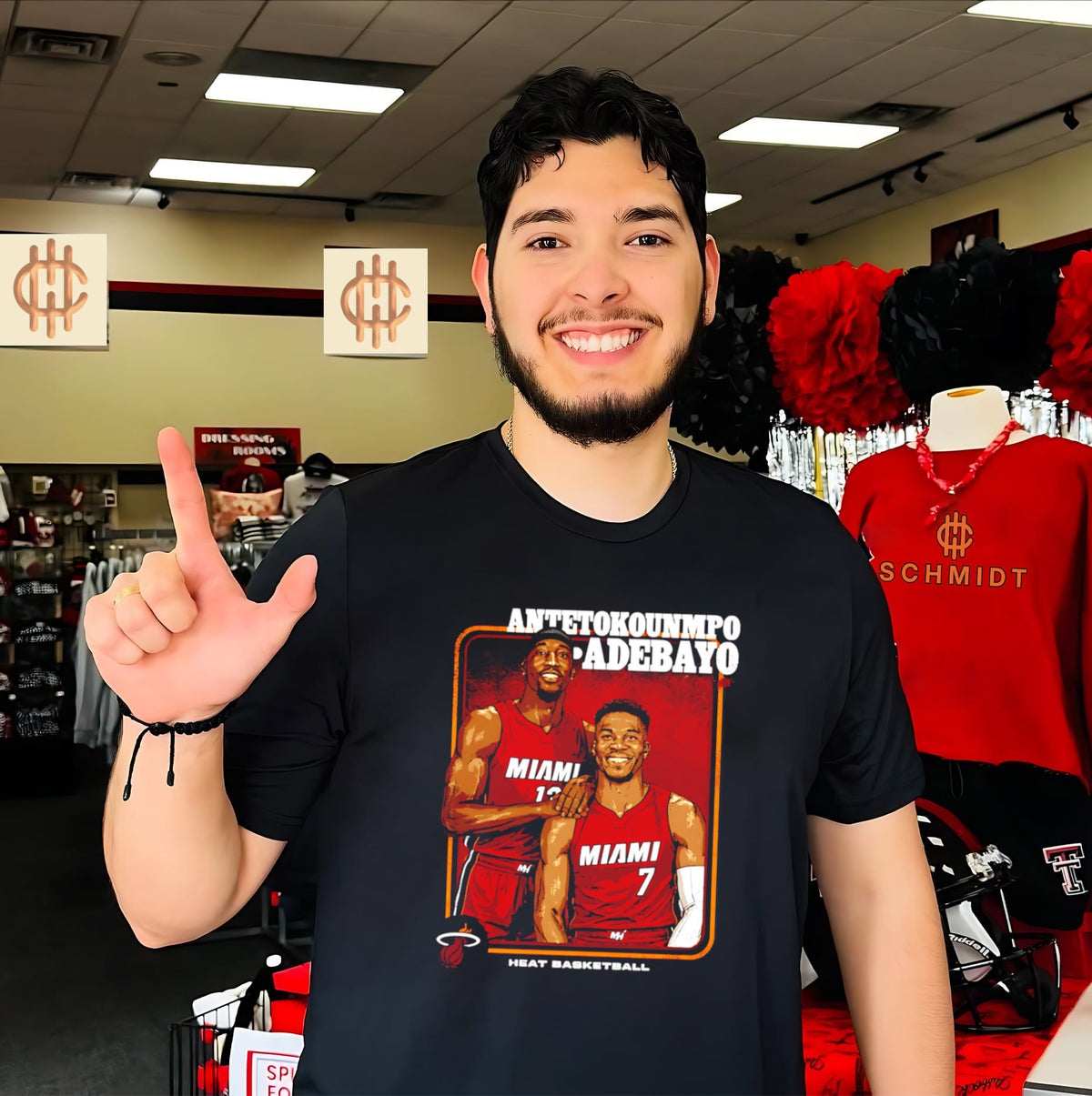Giannis Antetokounmpo & Bam Adebayo Miami Heat Step Brothers signature shirt