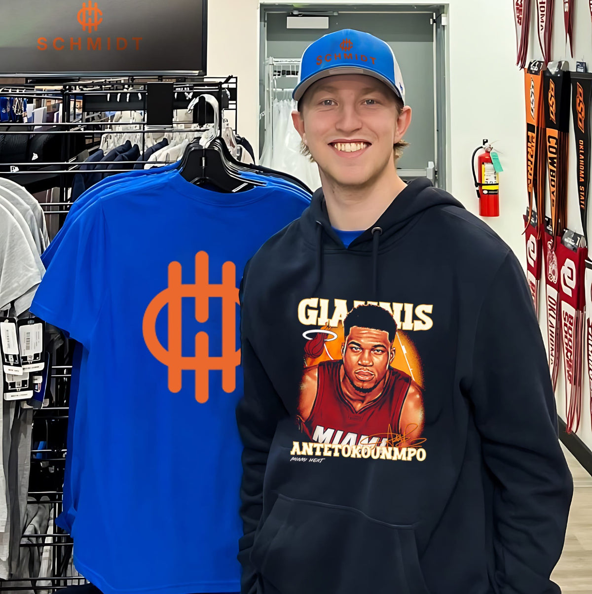 Giannis Antetokounmpo Miami Heat Airbrush signature shirt