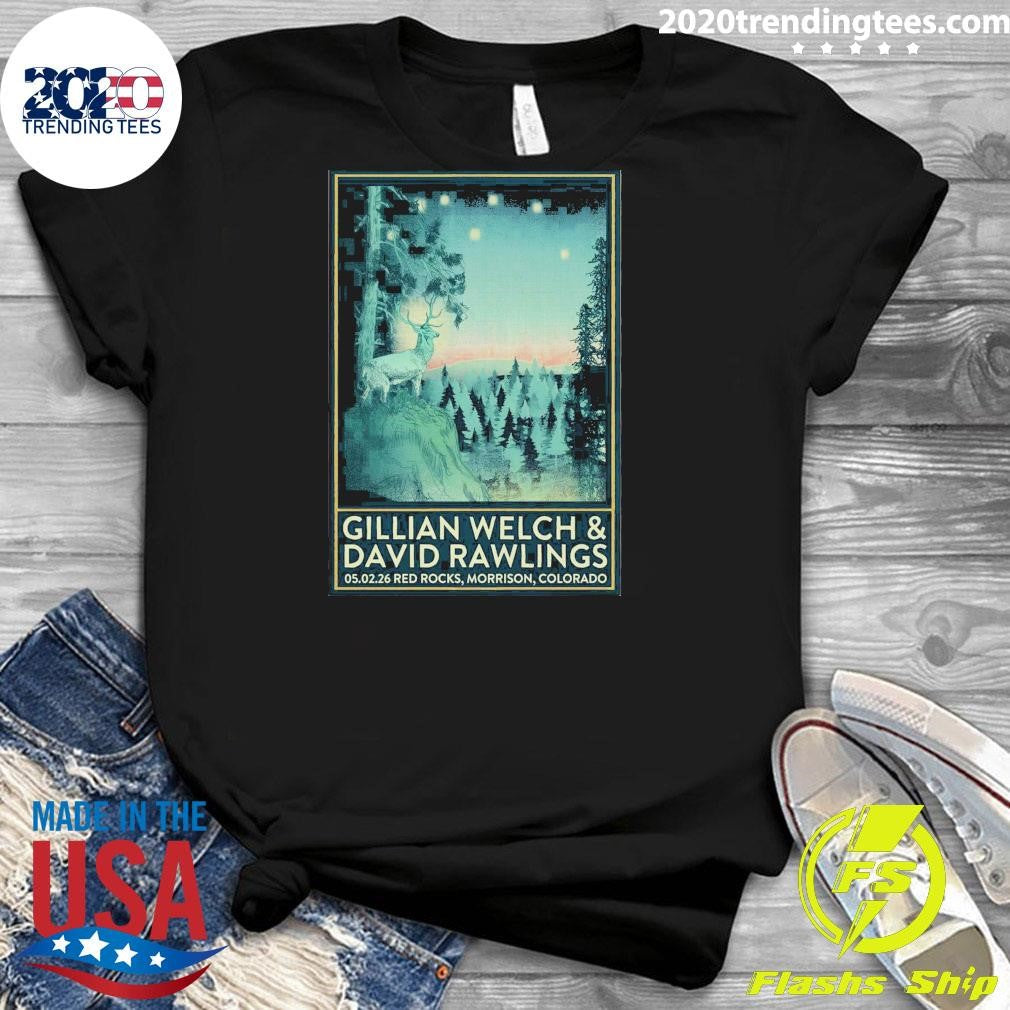 Gillian Welch And David Rawlings May 2 2026 in Morrison Colorado Shirt