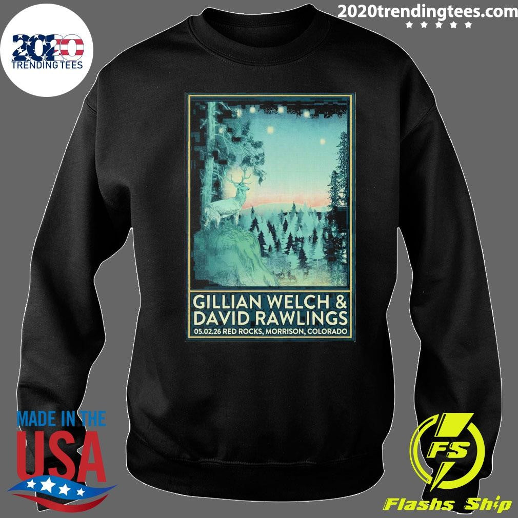 Gillian Welch And David Rawlings May 2 2026 in Morrison Colorado Shirt