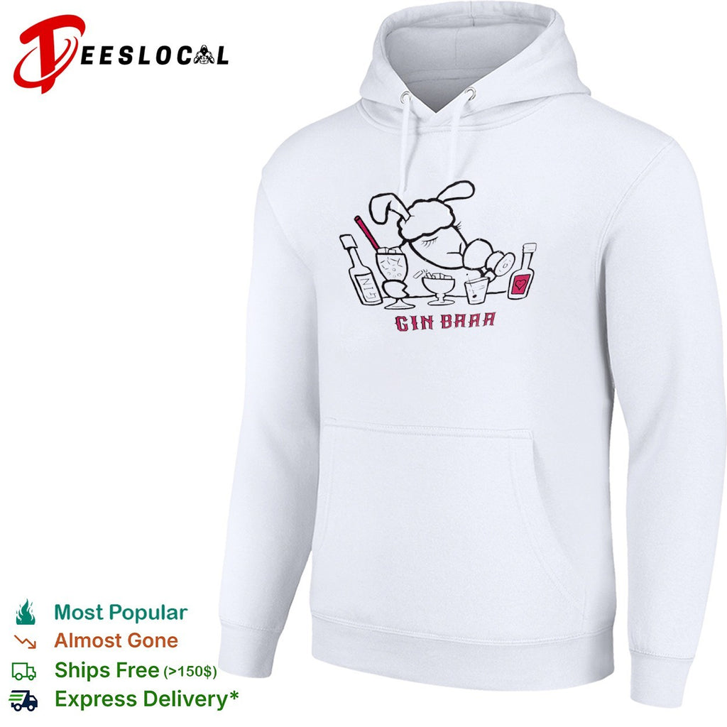 Gin Baaa Sheep Drinking Cocktails shirt
