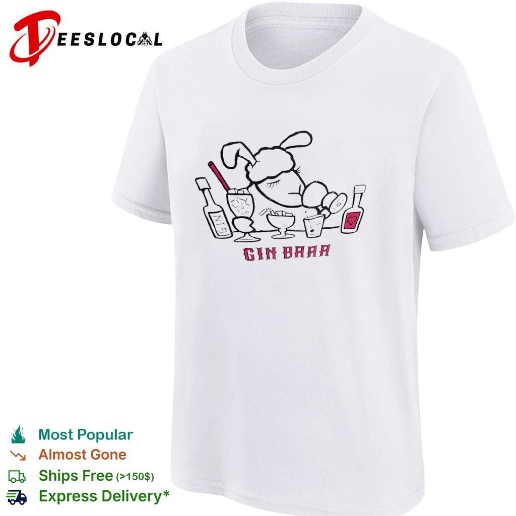 Gin Baaa Sheep Drinking Cocktails shirt