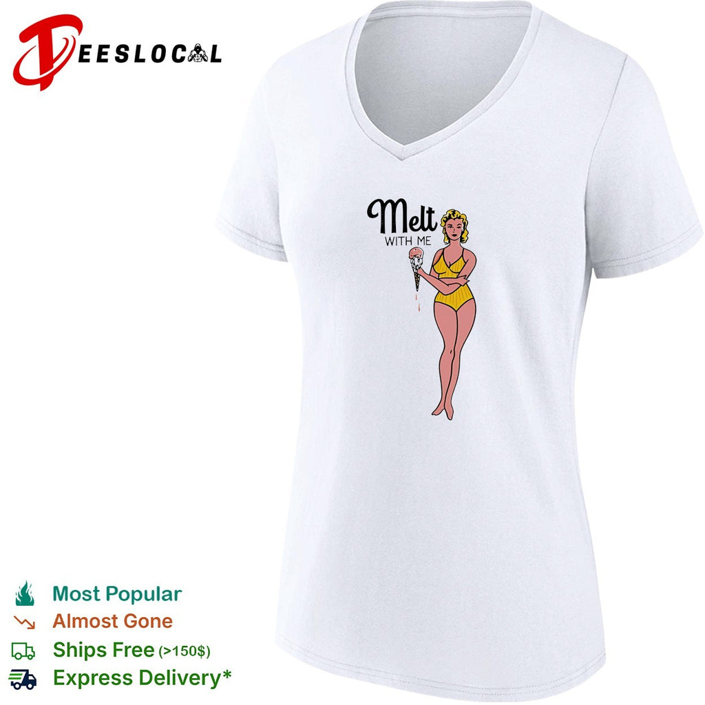 Girl summer melt with me ice cream shirt