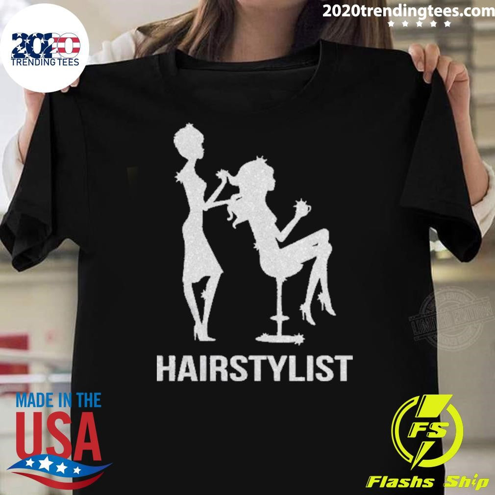 Girls Hair Stylist Diamond Shirt