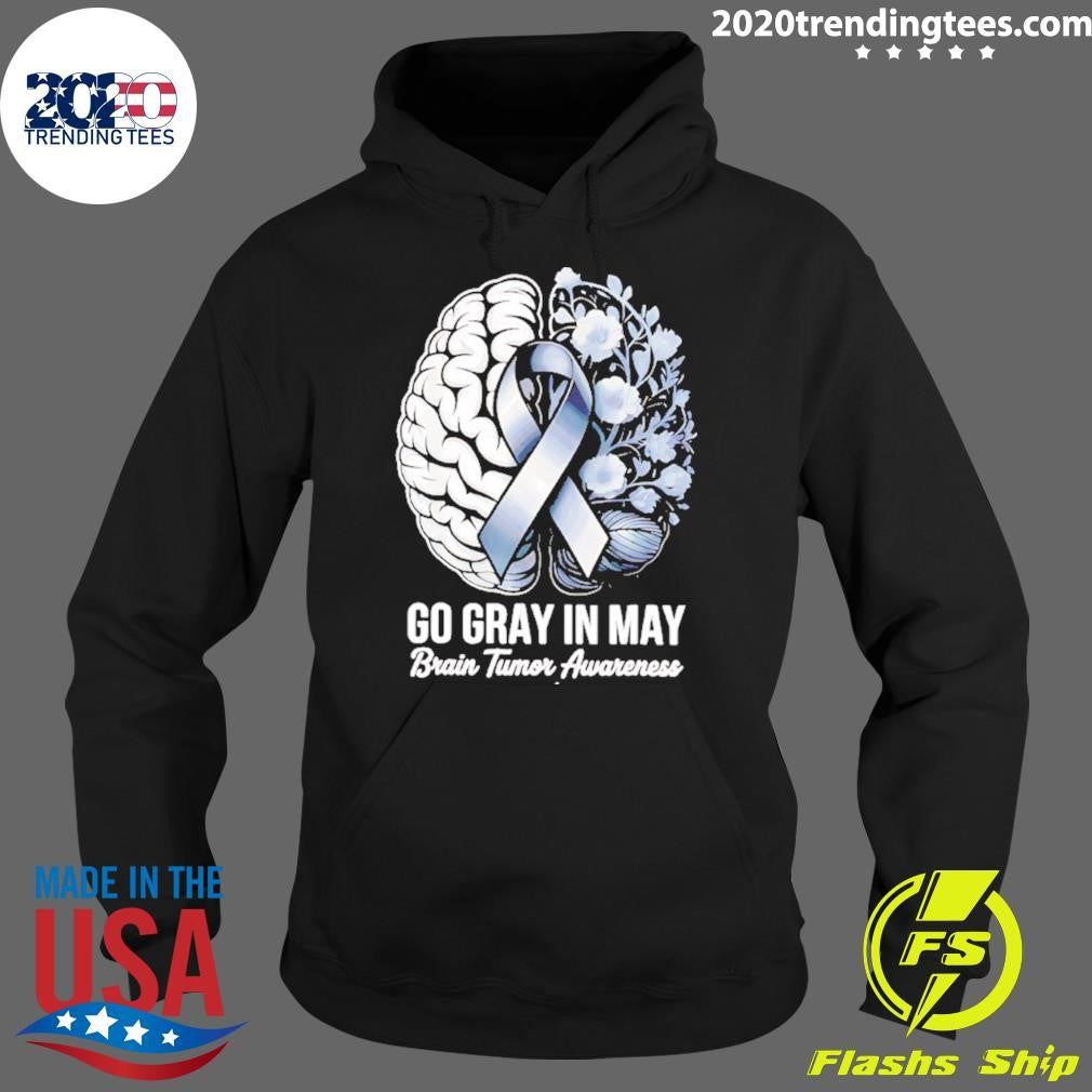 Go Gray In May Brain Tumor Awareness Shirt