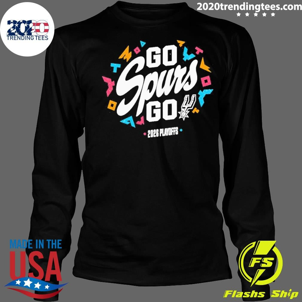 Go Spurs Go Basketball Nba 2026 Playoffs Shirt