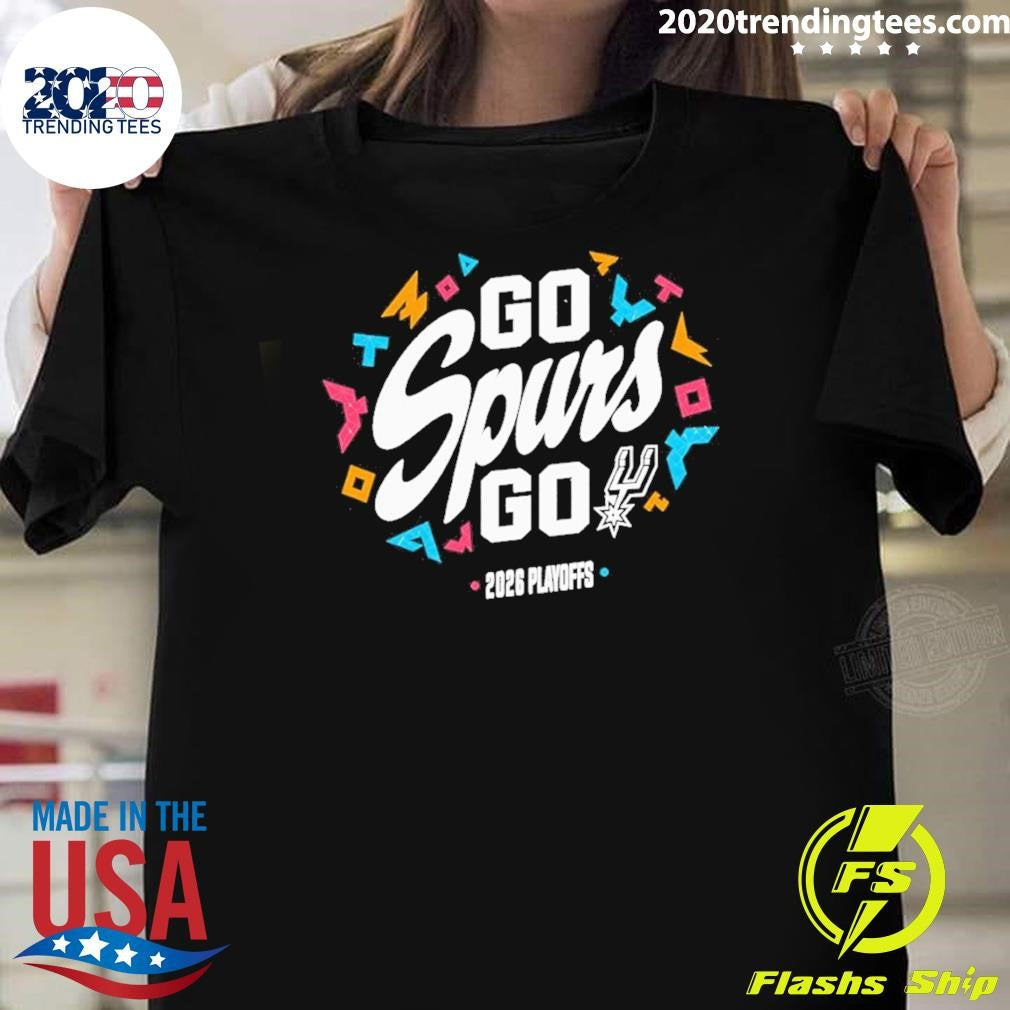 Go Spurs Go Basketball Nba 2026 Playoffs Shirt