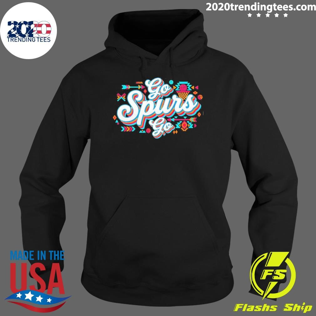 Go Spurs Go Retro Basketball Shirt