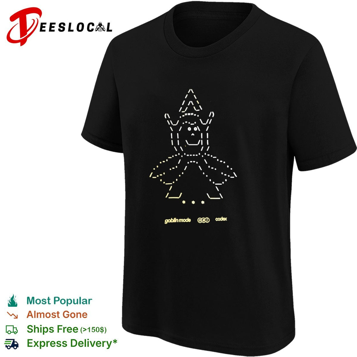 Goblin mode OAI codex ASCII art shirt