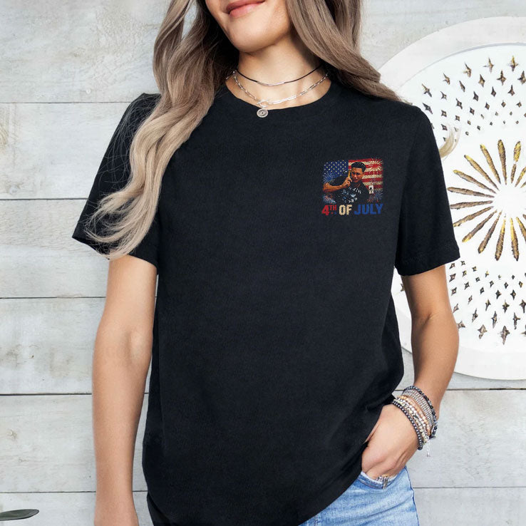 God Bless Me It’s Fucken 4th Of July Funny Reality TV Quote Patriotic American Flag Party T Shirt