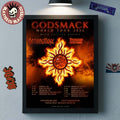 Godsmack World Tour 2026 Europe Schedule Tour Dates Home Decor Poster Canvas