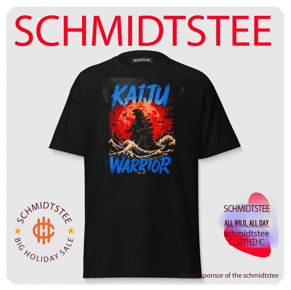 Godzilla Kaiju Warrior since 1954 illustration shirt
