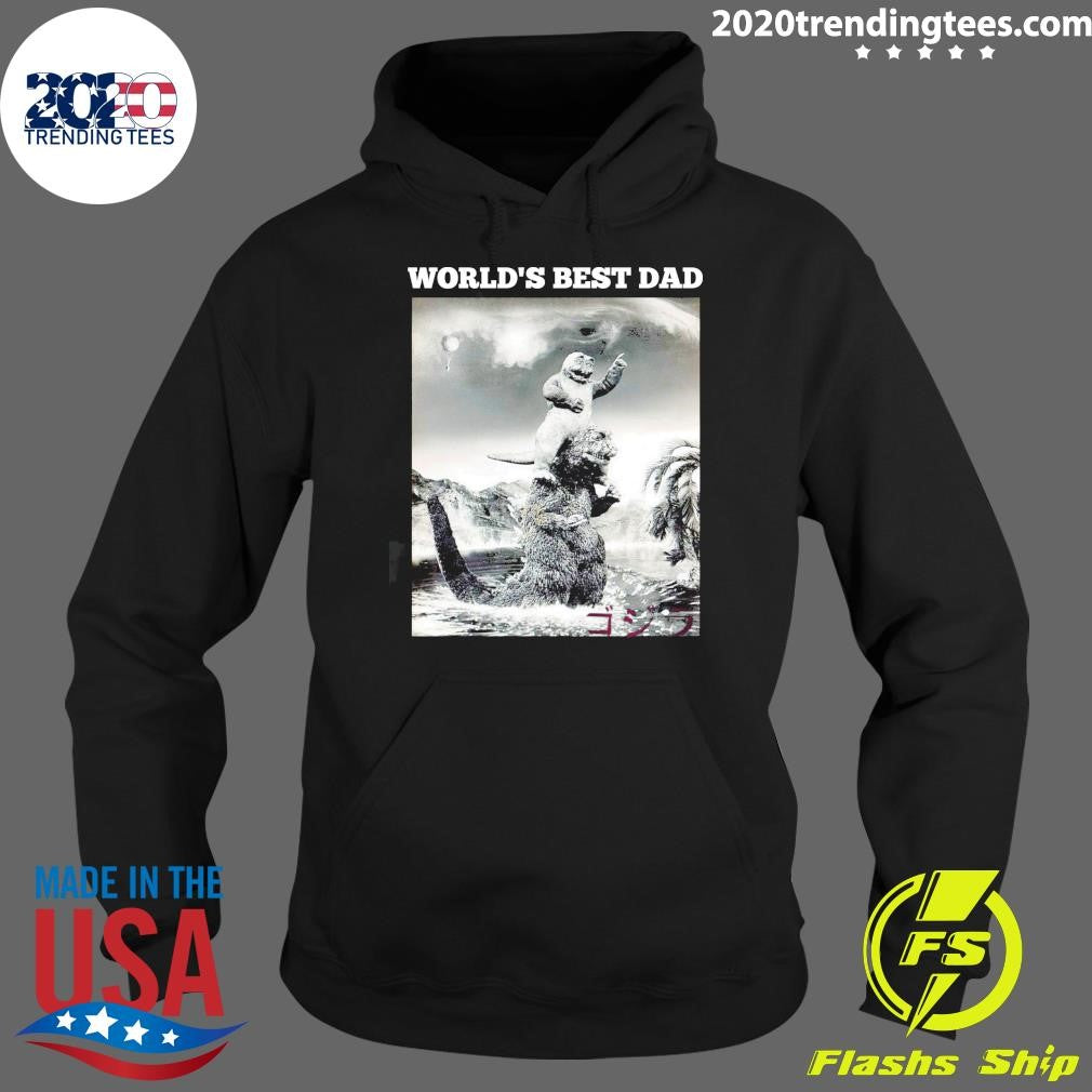 Godzilla World’s Best Dad 2026 Tee Shirt