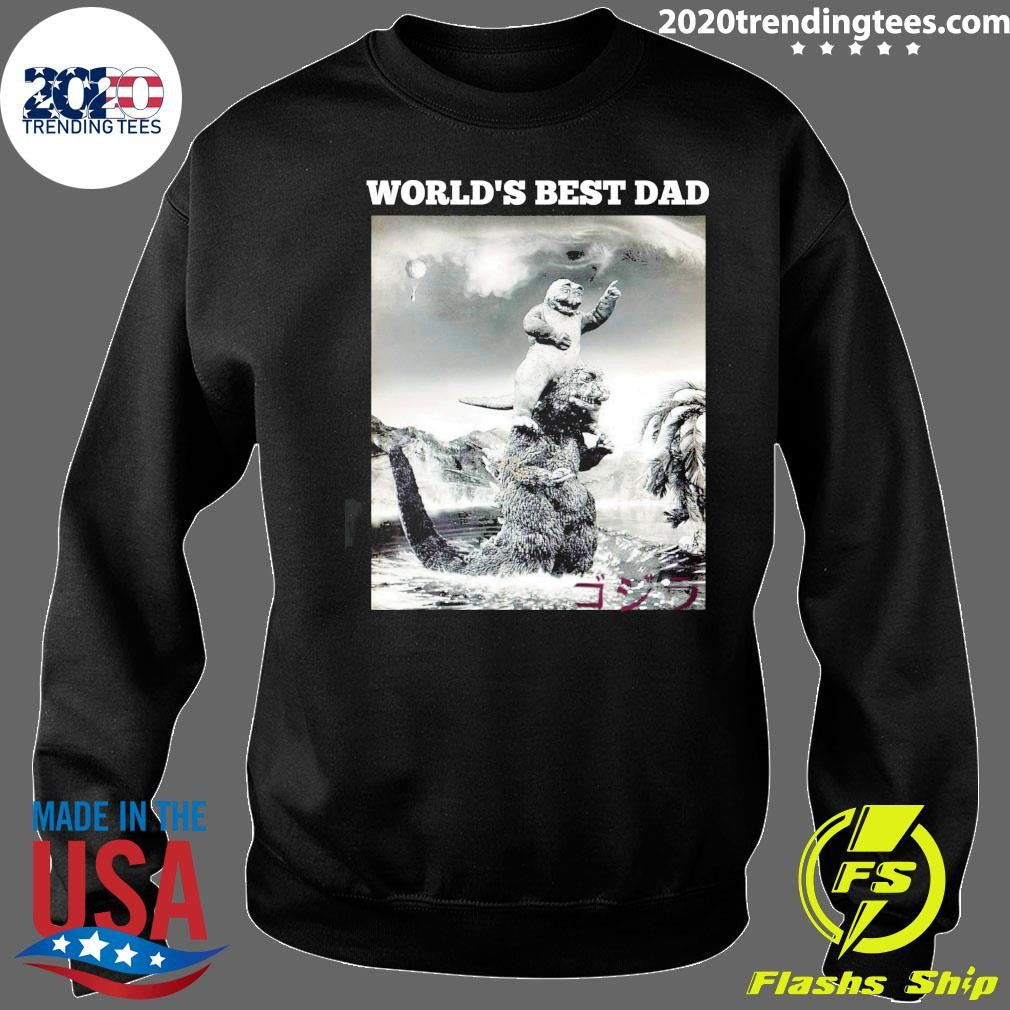 Godzilla World’s Best Dad 2026 Tee Shirt