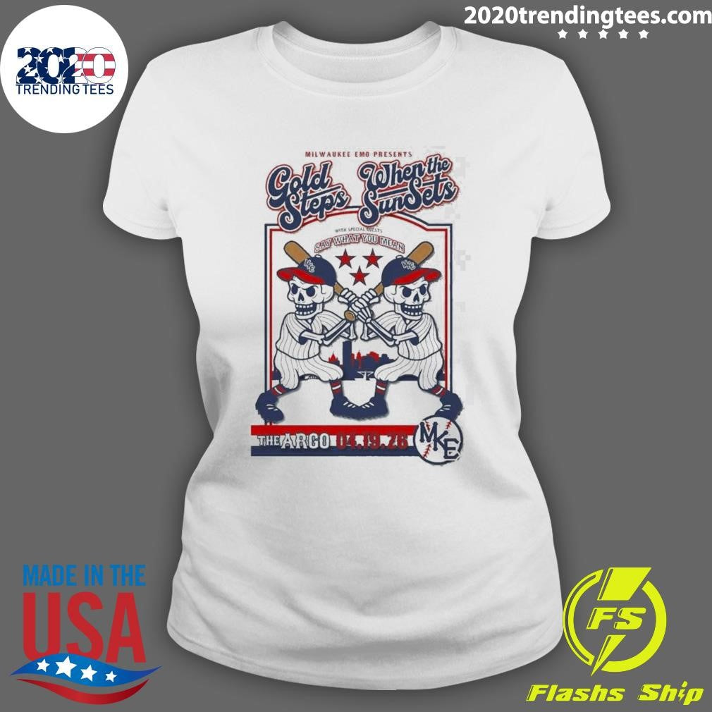 Gold Steps And When The Sun Sets In Whitefish Bay WI On April 19 2026 Tour Shirt