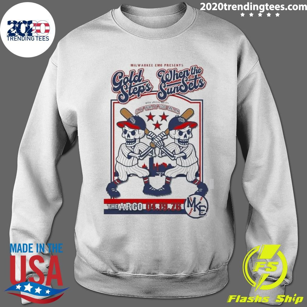 Gold Steps And When The Sun Sets In Whitefish Bay WI On April 19 2026 Tour Shirt