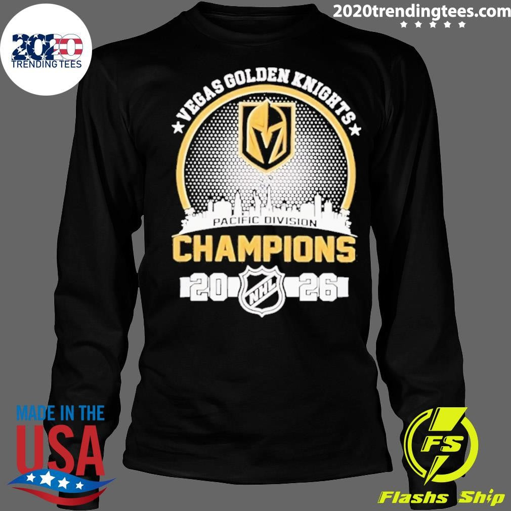 Golden Knights 2026 Pacific Division Champions City Skyline Shirt