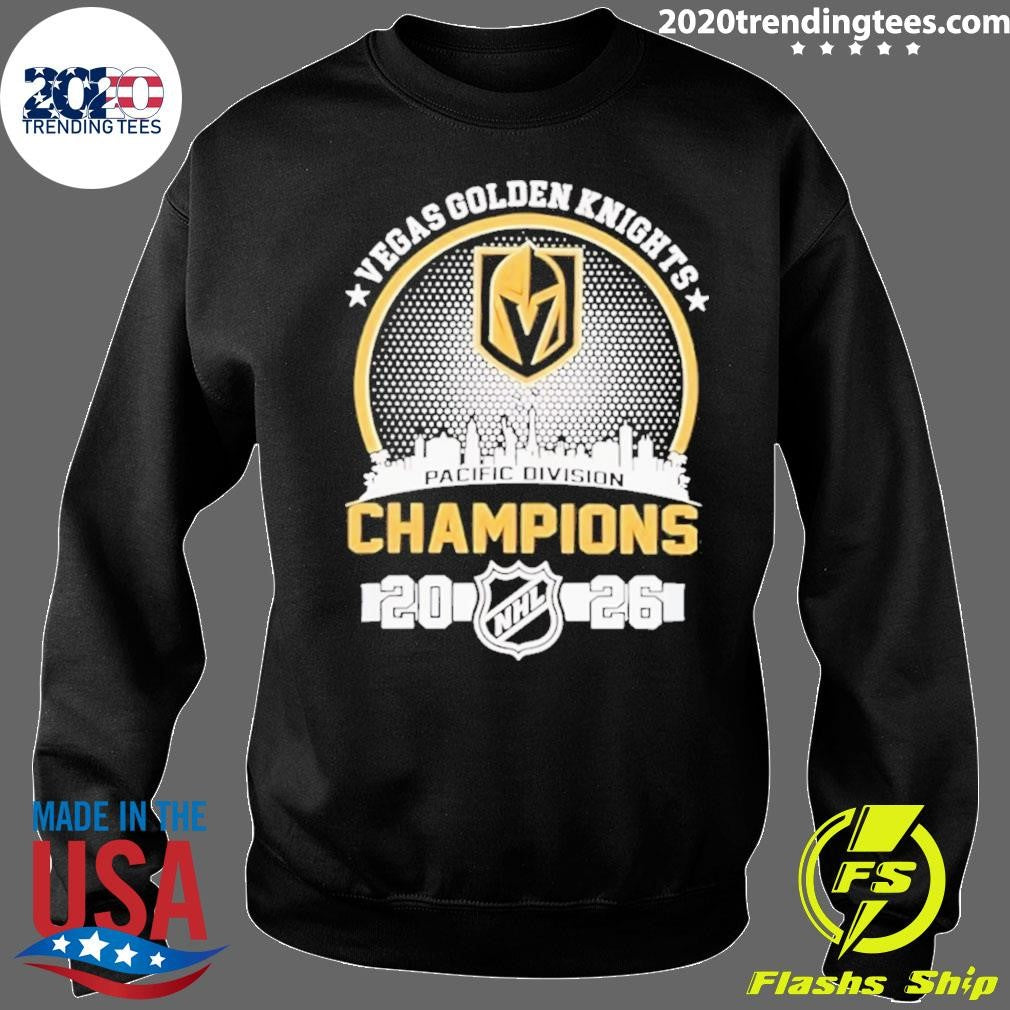 Golden Knights 2026 Pacific Division Champions City Skyline Shirt