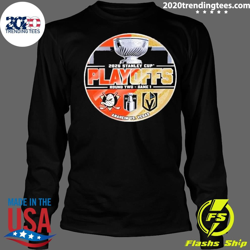 Golden Knights Vs Anaheim Ducks Playoff Round 2 Game 1 Matchup Shirt