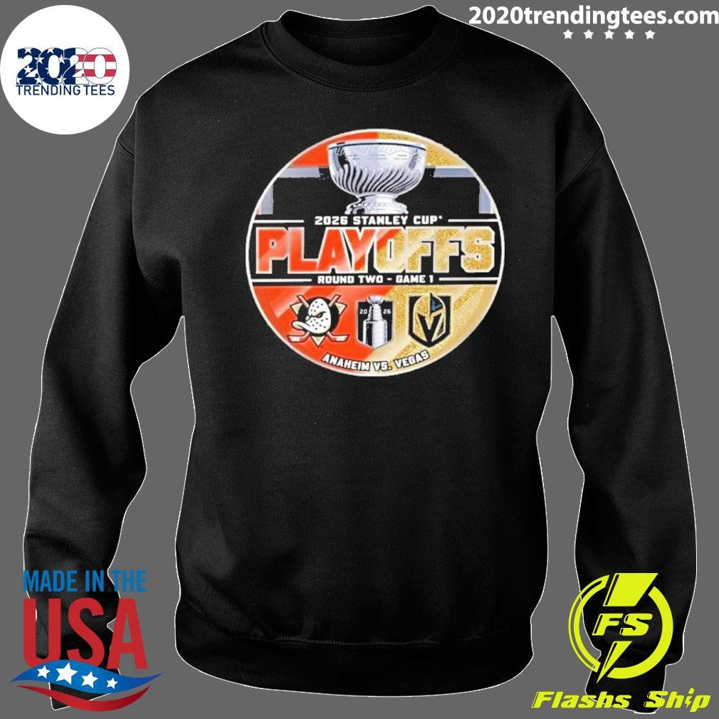 Golden Knights Vs Anaheim Ducks Playoff Round 2 Game 1 Matchup Shirt