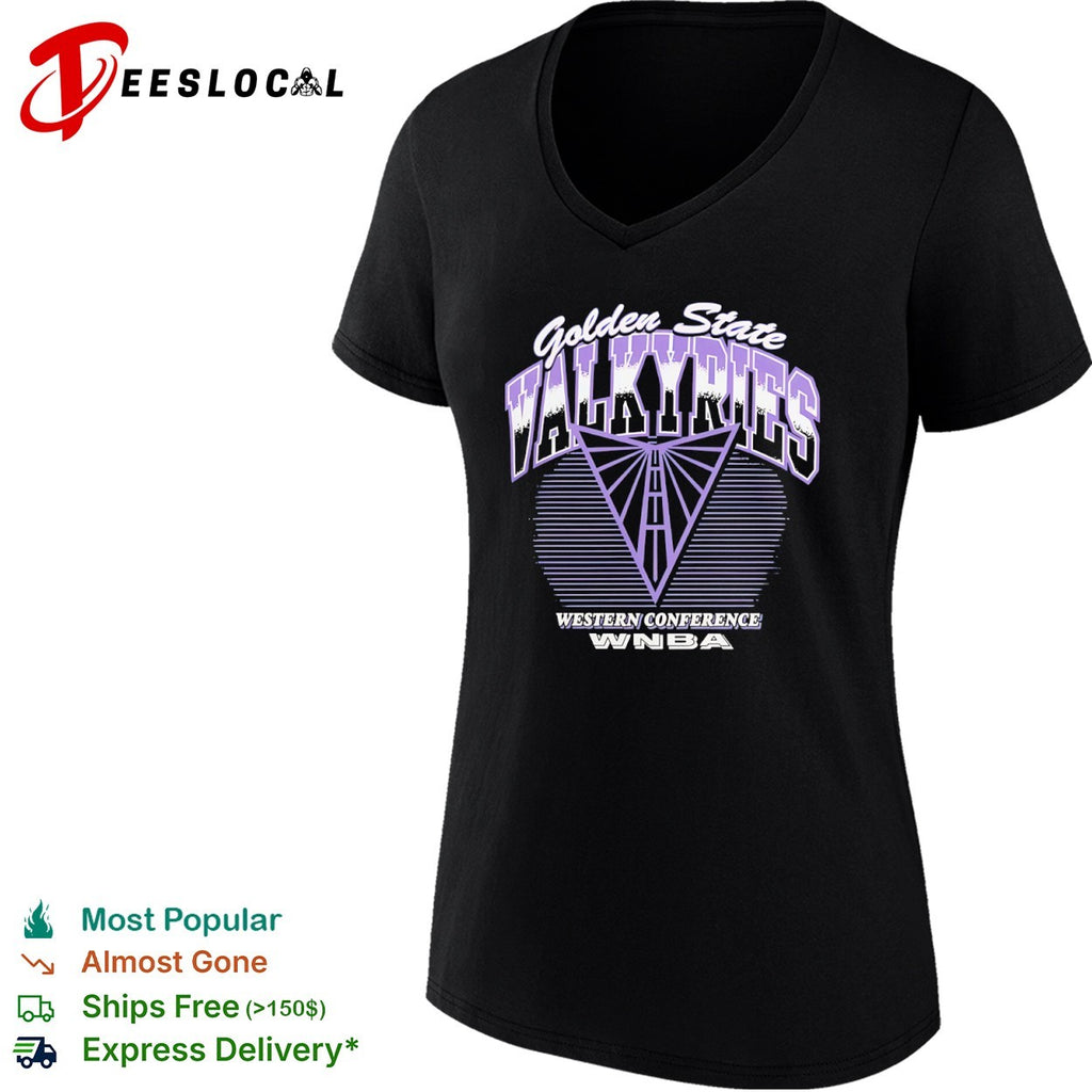 Golden State Valkyries Western Conference WNBA logo shirt
