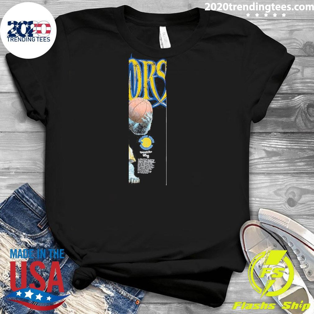 Golden State Warriors Mitchell & Ness x LRG Wild Art Shirt