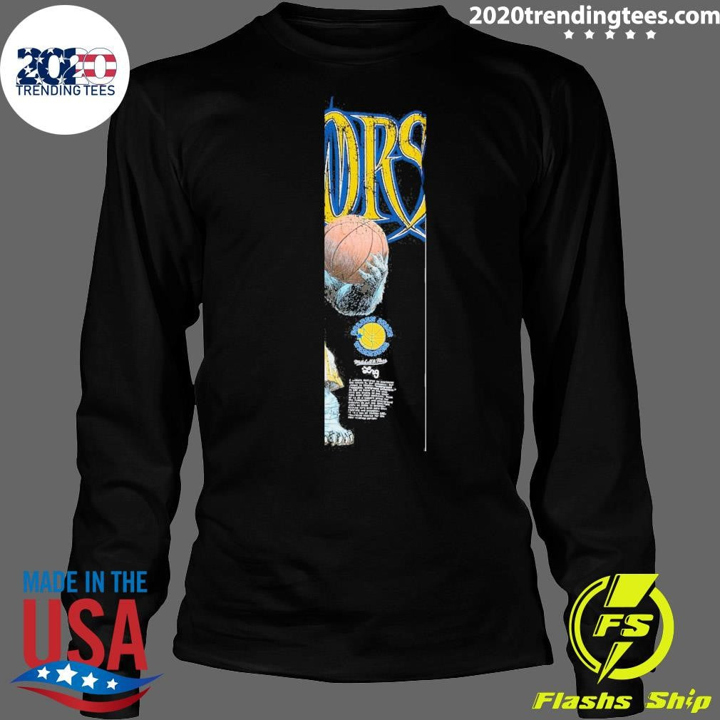 Golden State Warriors Mitchell & Ness x LRG Wild Art Shirt