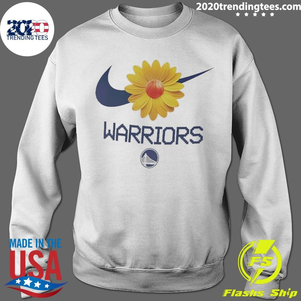 Golden State Warriors Nba Flower Graphic Shirt