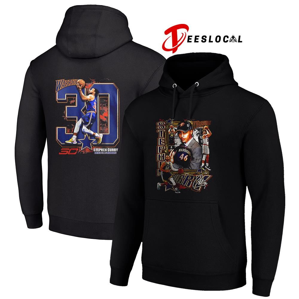 GoldenStateWarriorsStephenCurry30signatureposeshirt