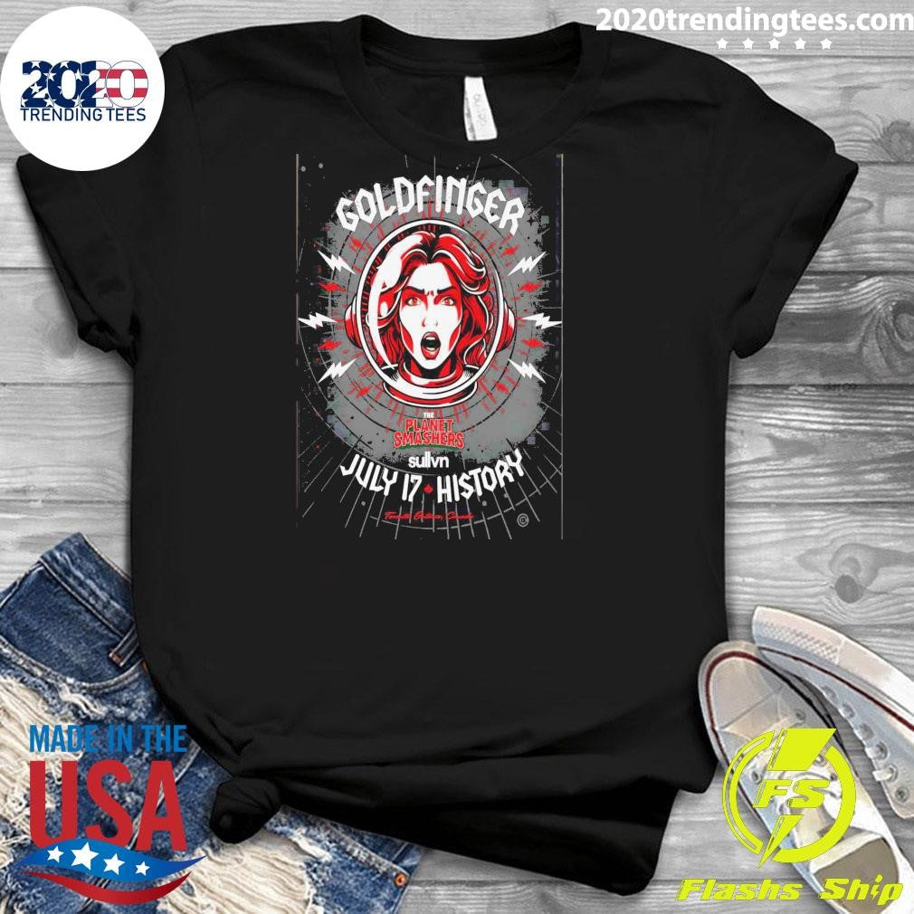 Goldfinger Toronto The Planet Smashers Sullvn July 17 History Shirt