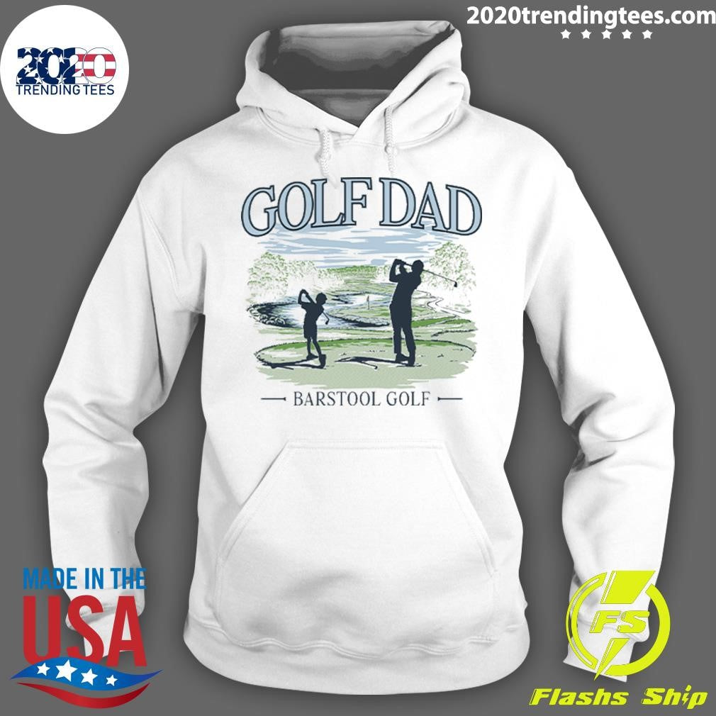 Golf Dad Barstool Golf Course Pocket Tee Shirt