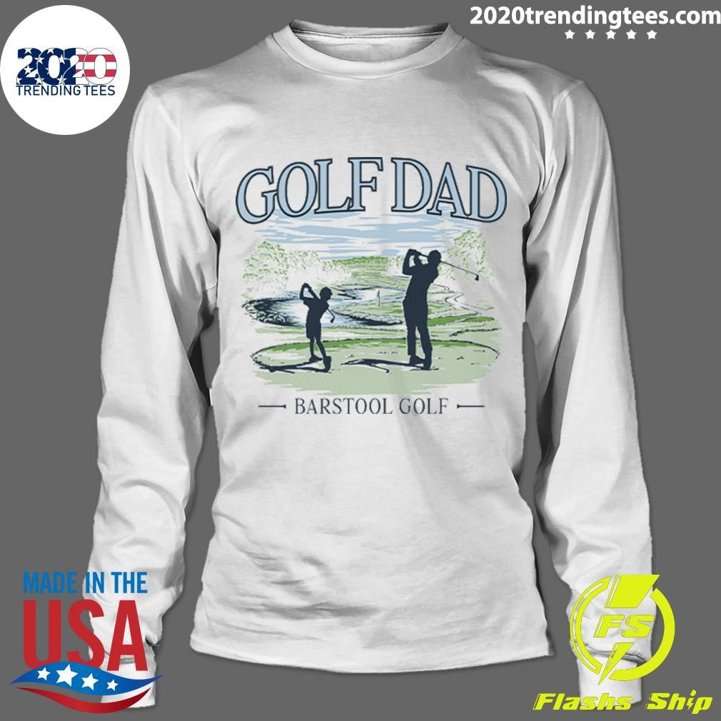 Golf Dad Barstool Golf Course Pocket Tee Shirt