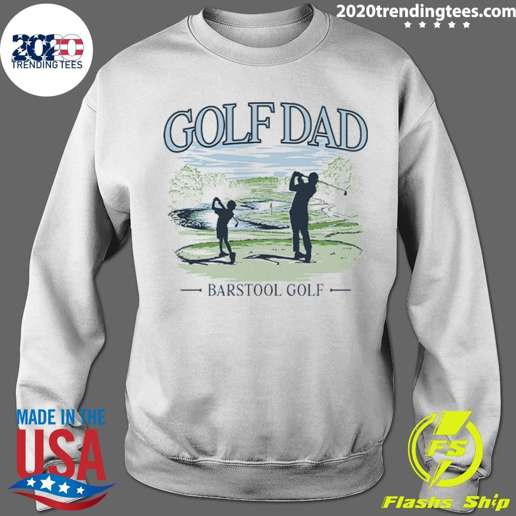 Golf Dad Barstool Golf Course Pocket Tee Shirt
