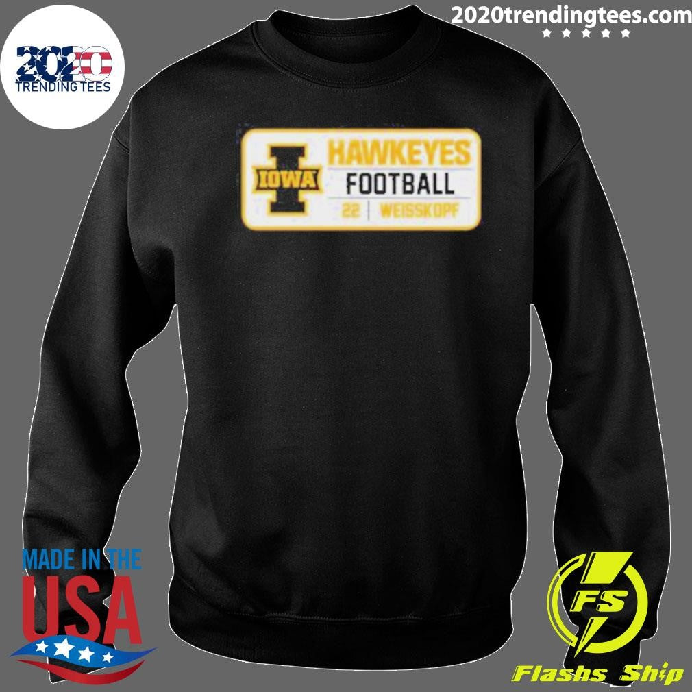 Good Iowa Hawkeyes Football 22 Weisskopf Shirt