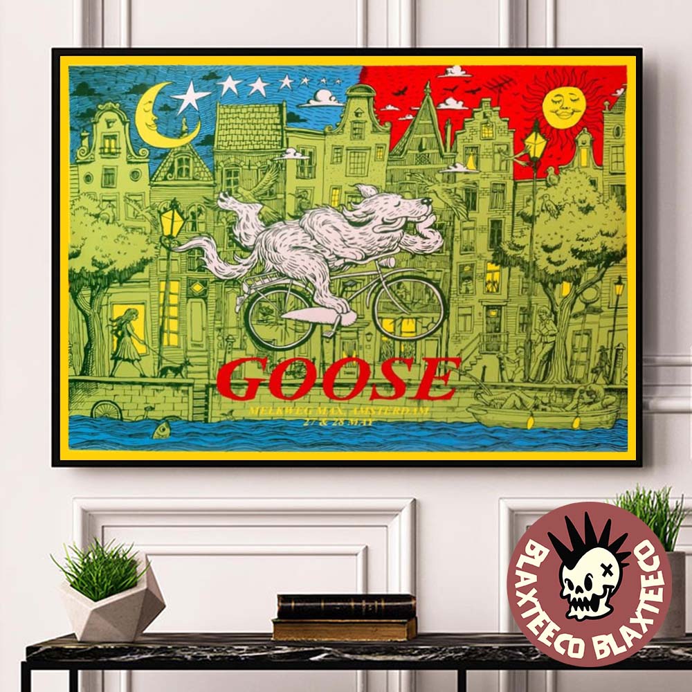 Goose Amsterdam Netherland 2026 Gig Poster At Melkweg Max On 27 And 28 May 2026 Home Decor Poster Canvas