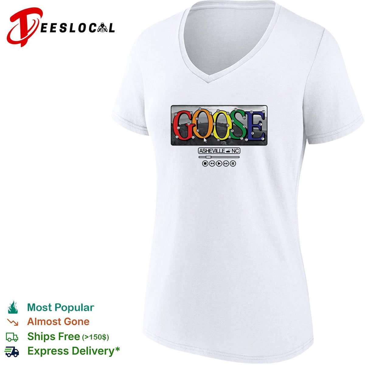 Goose Asheville NC graphic shirt