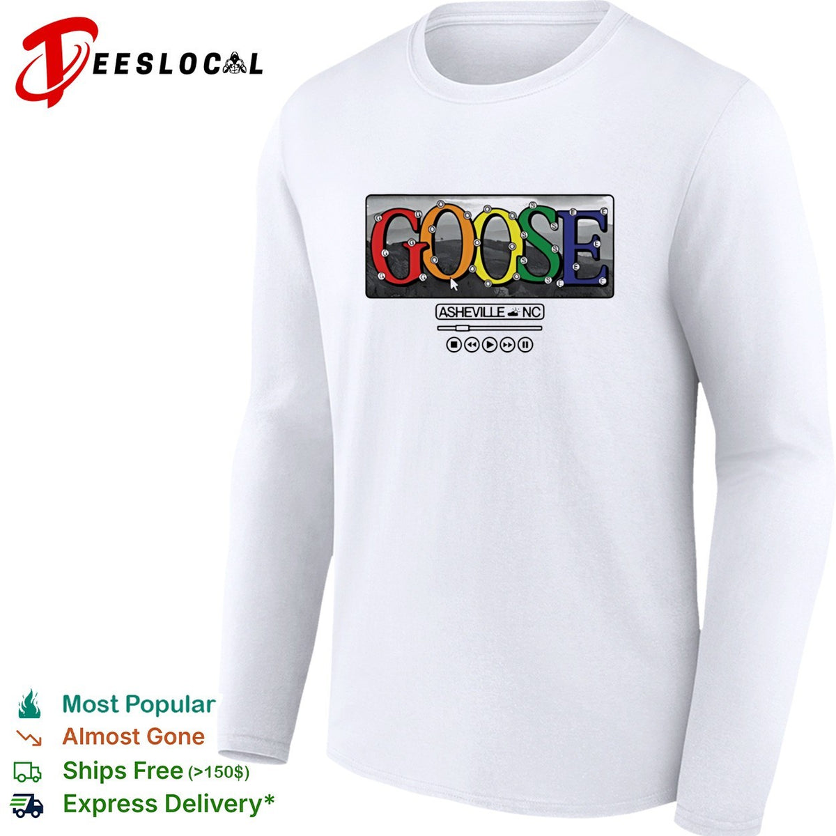 Goose Asheville NC graphic shirt