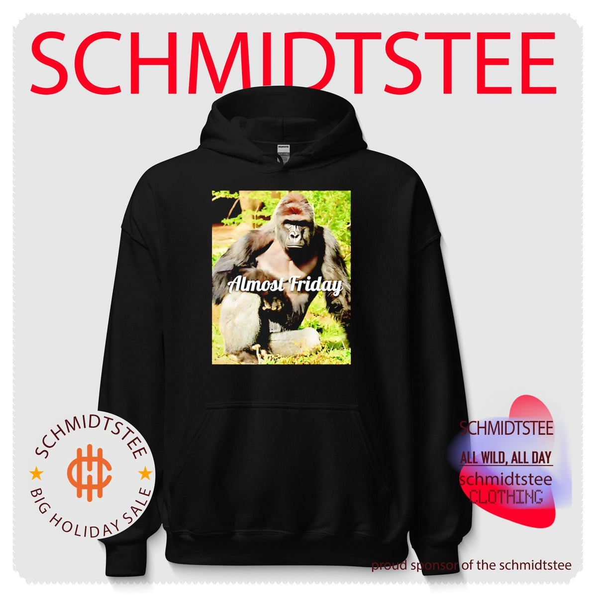 Gorilla Almost Friday Built Different shirt