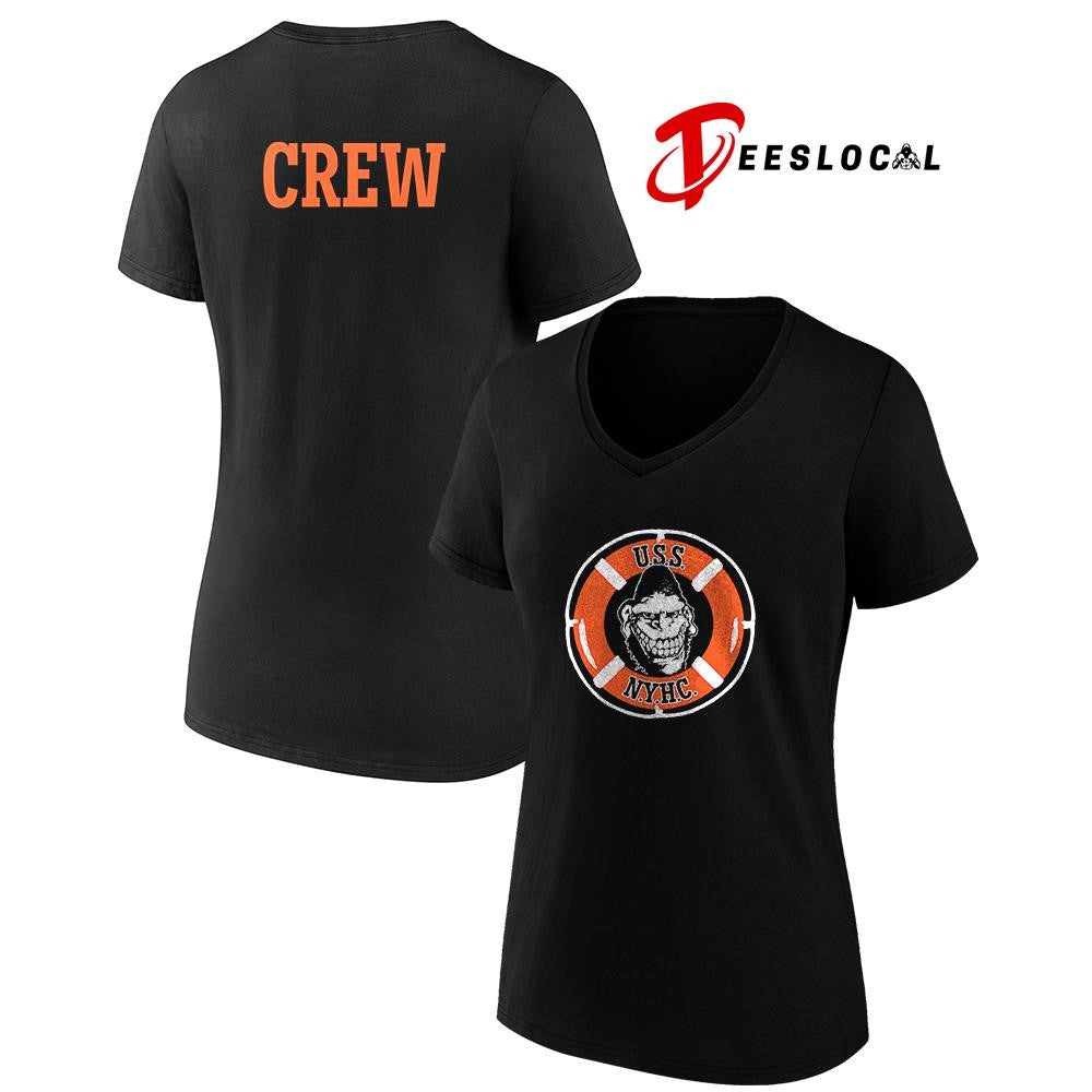Gorilla Biscuits USS NYHC crew life preserver graphic shirt