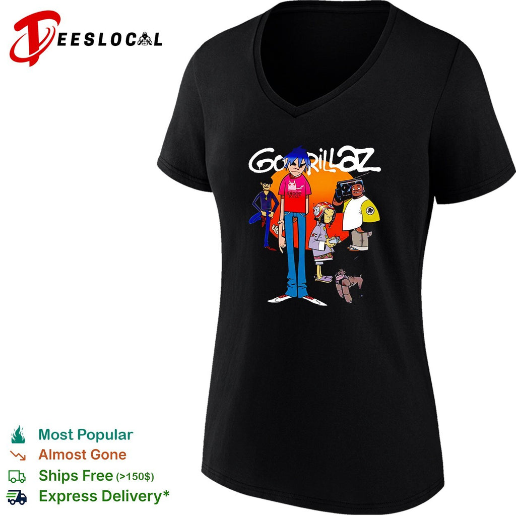 Gorillaz The Mountain Tour Summer 2026 Europe And UK Band Photo shirt