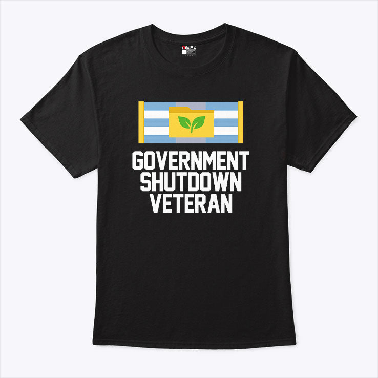 Government Shutdown Veteran T Shirt